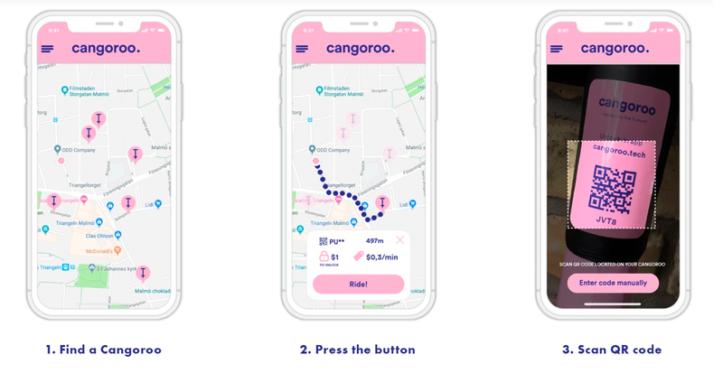 Illustration for article titled Pogo Stick Sharing Micro Mobility Company Cangoroo Is Truly Beyond the Pale